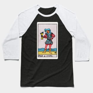 Card #46 - Page Of Cups - Rider Waite Smith Tarot Baseball T-Shirt